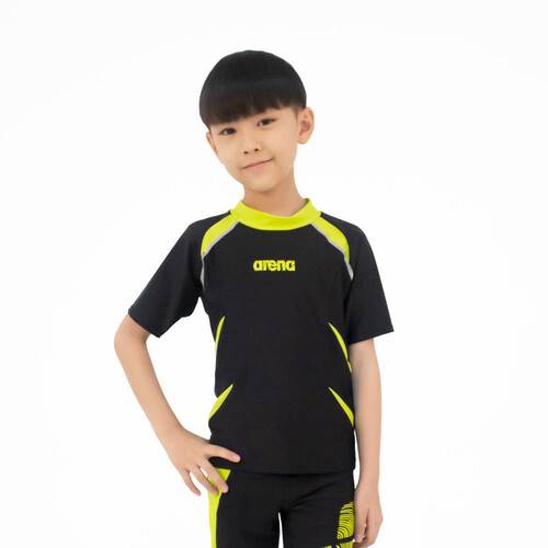 Arena Junior Swim Top-AUV23381-BKGN